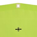 JAM Paper 10 x 13 Open End Catalog Colored Envelopes with Clasp Closure, Ultra Lime Green, 100/Pack