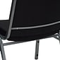 Flash Furniture HERCULES Series Fabric Big & Tall Stack Chair, Black, 2 Pack (2XU60555BK)
