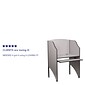 Flash Furniture Starter Study Carrel, Grey