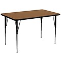 Flash Furniture Rectangle Activity Table, Oak (XUA3672RECOAKTA)