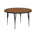 Flash Furniture Round Activity Table, Oak (XUA42RNDOAKTP)