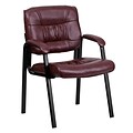 Flash Furniture Leather Reception and Guest Chair, Burgundy (BT1404BURG)