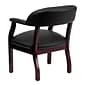 Flash Furniture Leather Conference Chair, Black (BZ105LFBKLEA)
