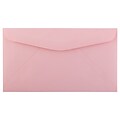 JAM Paper #6 3/4 Business Envelope, 3 5/8 x 6 1/2, Pink, 25/Pack (72660B)