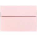 JAM Paper A7 Invitation Envelopes, 5.25 x 7.25, Baby Pink, 50/Pack (155627I)