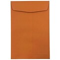 JAM Paper® 6 x 9 Open End Catalog Envelopes, Dark Orange, 25/Pack (31287521a)