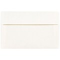 JAM Paper A10 Parchment Invitation Envelopes, 6 x 9.5, White Recycled, 50/Pack (16082I)