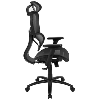 Flash Furniture LO Ergonomic Mesh Swivel Office Chair, Black (HLC1388F1KBK)