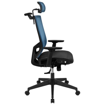 Flash Furniture Layla Ergonomic Mesh Swivel Office Chair, Blue/Black (H28091KYBL)