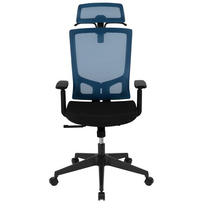 Flash Furniture Layla Ergonomic Mesh Swivel Office Chair, Blue/Black (H28091KYBL)