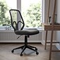 Flash Furniture Salerno Series Armless Ergonomic Mesh Swivel High Back Office Chair, Black (GOWY193ABK)