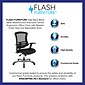 Flash Furniture Waylon Ergonomic Mesh Swivel High Back Executive Office Chair, Black (BLLB8817)