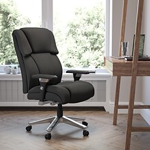sh Furniture HERCULES Series Fabric Swivel 24/7 Intensive Use Big & Tall Executive Office Chair, Bla