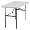 Flash Furniture Kathryn Folding Table, 48 x 24, Granite White (RB2448)