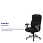 Flash Furniture HERCULES Series Fabric Swivel Big & Tall Executive Office Chair, Black (GO1534BKFAB)