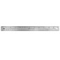 Westcott 12" Standard Stainless Steel Ruler, Silver (10612)