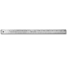 Westcott 15 Stainless Steel Standard Ruler, Silver (10416/55283)