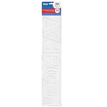 Creative Start Self-Adhesive 3H Letters, Numbers, and Characters, White, 309 Count, Pack of 3 (0981