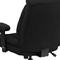 Flash Furniture HERCULES Series Ergonomic Fabric Swivel Big & Tall Tufted Task Office Chair, Black (GO2073F)
