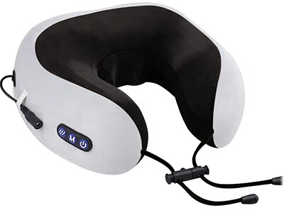 TRAKK Wireless Massage Pillow, Black (TR-USHAPE01-BK)