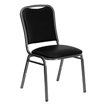 Flash Furniture Hercules Contemporary Metal Dining Chair, Black (NG108SVBKVYL)