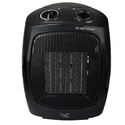 Vie Air 1500W Portable 2 Setting Fan Heater Black (VA-603A)