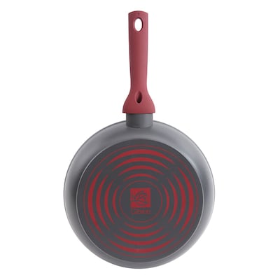 Gibson Home Marengo 12 Aluminum Non Stick Red and Grey Frying Pan (935100888M)