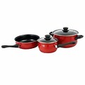 Gibson Home Tompkins 5-Piece Red Cookware Set (935100978M)