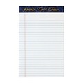 Ampad Gold Fibre Notepads, 5 x 8, College Ruled, White, 50 Sheets/Pad, 12 Pads/Pack (20054)