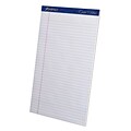 Ampad Gold Fibre Notepads, 8.5 x 14, Wide Ruled, Ivory, 50 Sheets/Pad, 12 Pads/Pack (TOP 20-080R)