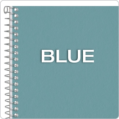 Oxford 1-Subject Notebooks, 5" x 7.75", College Ruled, 80 Sheets, Blue (65119)