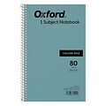 Oxford 1-Subject Notebooks, 6 x 9.5, College Ruled, 80 Sheets, Blue (65121)