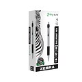 Zebra Z-Grip Elite Retractable Ballpoint Pen, Medium Point, 1.0mm, Black Ink, Dozen (27010)