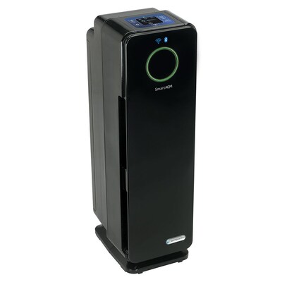GermGuardian Smart Elite 4-in-1 True HEPA Tower Air Purifier, 5-Speed, WiFi Enabled, Black (CDAP4500BCA)