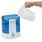PureGuardian Ultrasonic Cool Mist Console Humidifier, 1.5-Gallon, White/Blue (H1175WCA)