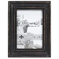 Lawrence Frames 4W x 6H Durham Weathered Black Wood Picture Frame (746546)