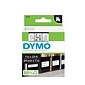 DYMO D1 Standard 53713 Label Maker Tape, 1" x 23', Black on White (53713)