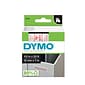 DYMO D1 Standard 45015 Label Maker Tape, 1/2" x 23', Red on White (45015)