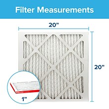 Filtrete Allergen Defense Air Filter, 1000 MPR, 20 x 20 x 1 (9802-4)