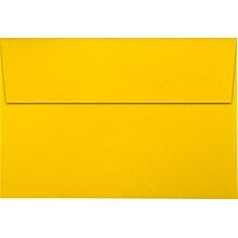 LUX A10 Invitation Envelopes (6 x 9 1/2) 50/Pack, Sunflower (LUX-4590-12-50)
