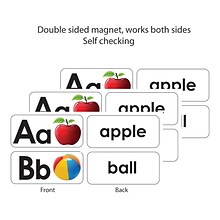 Ashley Productions® ABC Picture Words Double-Sided Magnets, 27 Per Pack, 3 Packs (ASH40006-3)