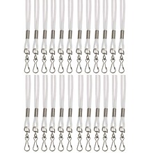 SICURIX Standard Lanyard Hook Rope Style, White, Pack of 24 (BAUM68901-24)