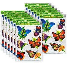 Eureka Window Clings Butterflies, 12/Bundle (EU-83603-12)