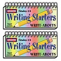 McDonald Publishing Writing Starters Write-Abouts, Grade 4-8, Pack of 2 (MC-W2025-2)