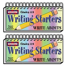 McDonald Publishing Writing Starters Write-Abouts, Grade 4-8, Pack of 2 (MC-W2025-2)