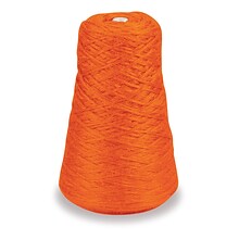 Trait-tex 4-Ply Double Weight Rug Yarn Refill Cone, Orange, Grade K+, 8 oz., 315 Yards (PAC0002501)