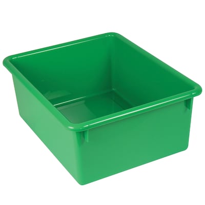 Romanoff Stowaway Plastic 5" Letter Box (No Lid), Green, Pack of 3 (ROM16105-3)