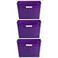 Romanoff Plastic Desk Top Organizer, 14" x 6" x 10", Purple, Pack of 3 (ROM77606-3)