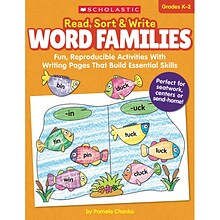 Read, Sort & Write: Word Families By Pamela Chanko, Paperback (9781338606508)