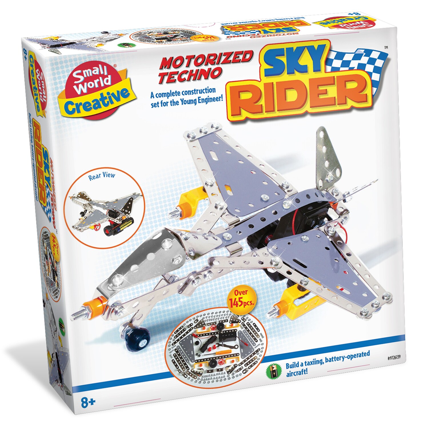 Small World Toys Motorized Techno Sky Riders, 8+ Years (SWT9726139)